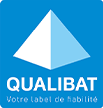 Logo Qualibat, certification sur les métiers du bâtiment